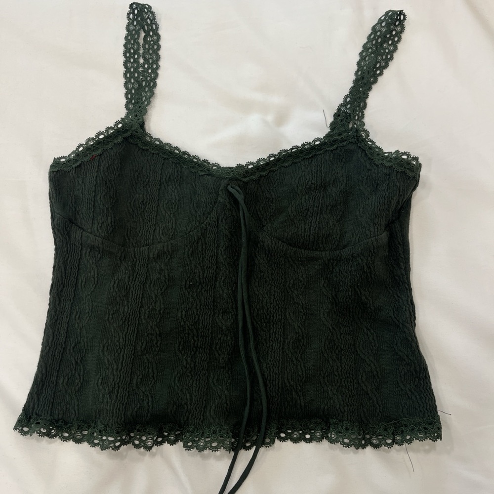 Edikted Green Tank Top with Sleek Design